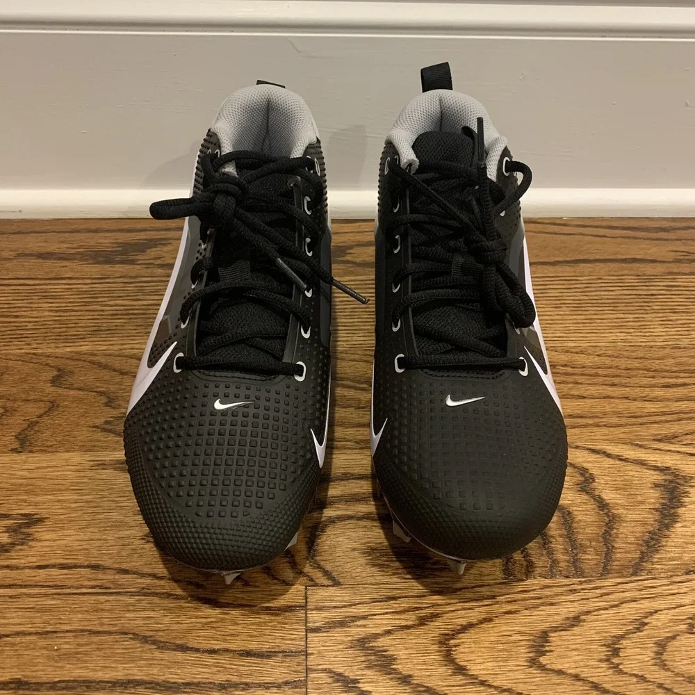 Nike Alpha Menace 4 Varsity Black Football Cleats Men's Size 11.5 FN0027-001